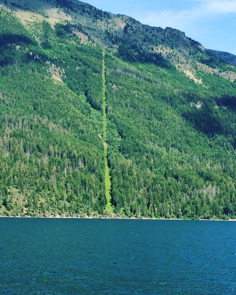 Canadian-U.S. border - Waterton