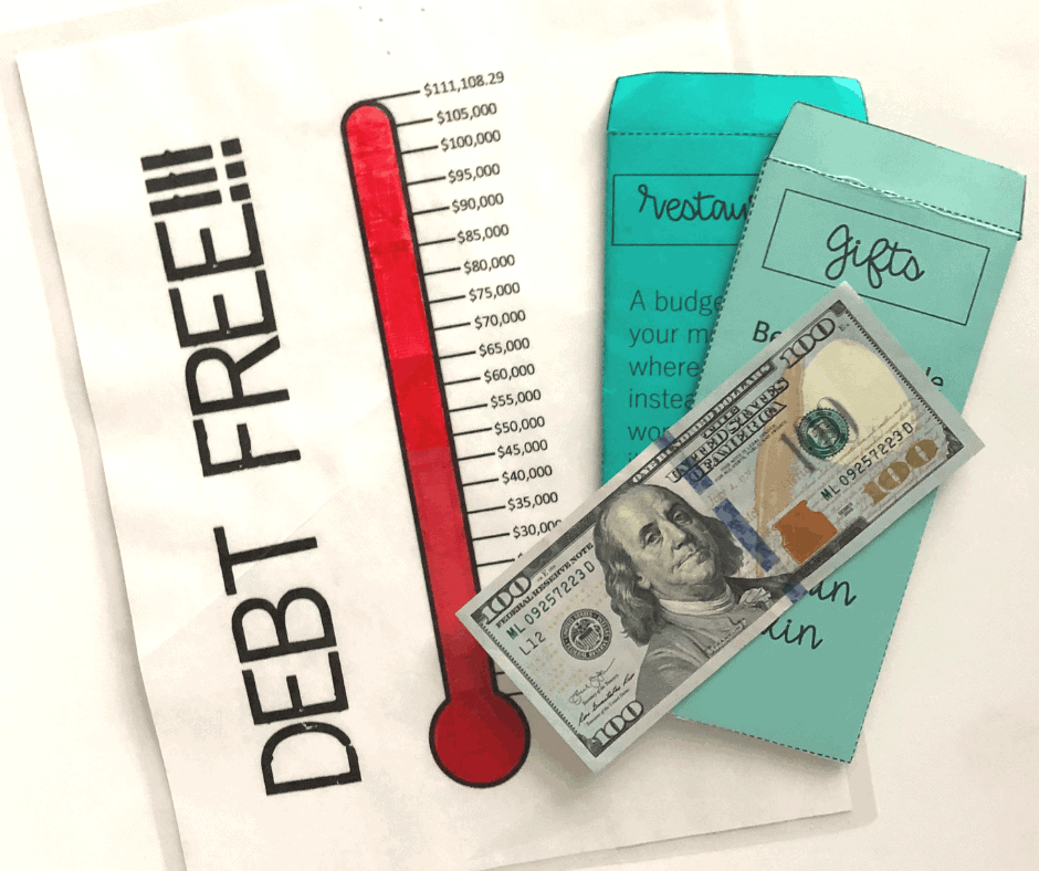 Debt Free Thermometer InspiredBudget.com