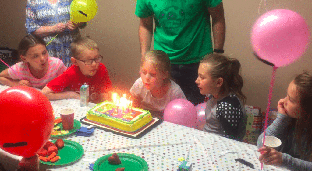 Gymnastics Birthday Party