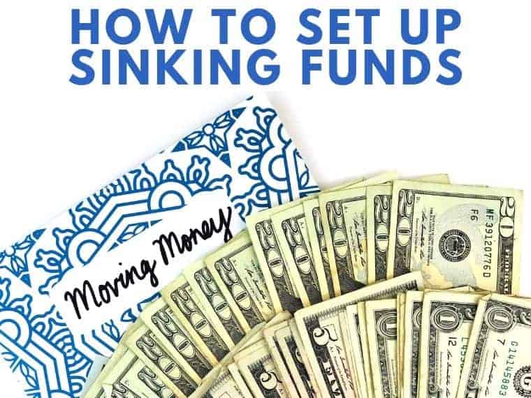 How To Set Up Sinking Funds by InspiredBudget.com