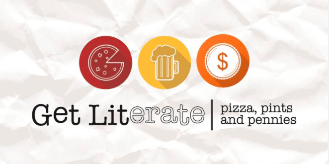Get Lit(erate). Pizza, Pints, and Pennies