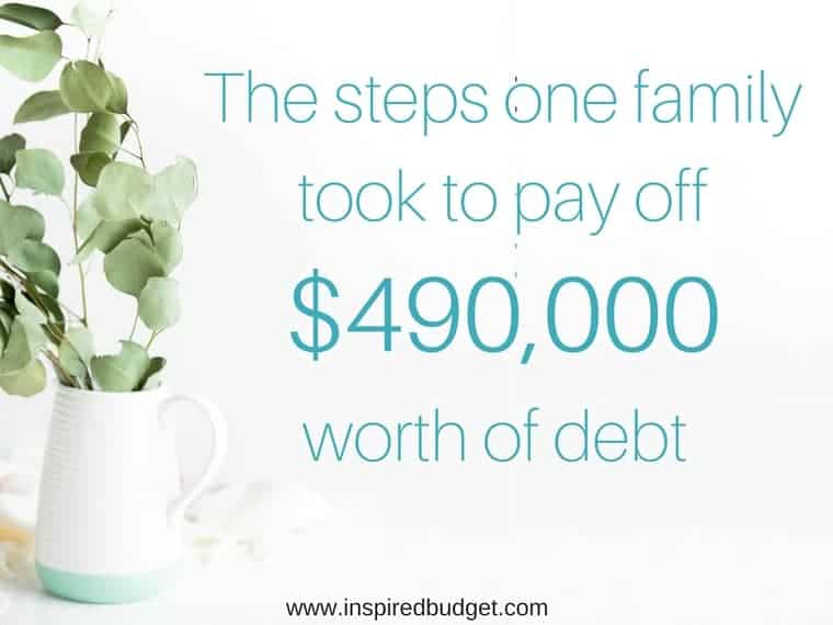 debt free story by www.inspiredbudget.com