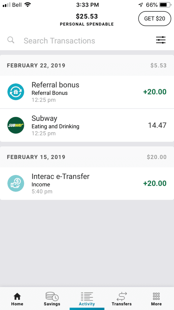 KOHO app