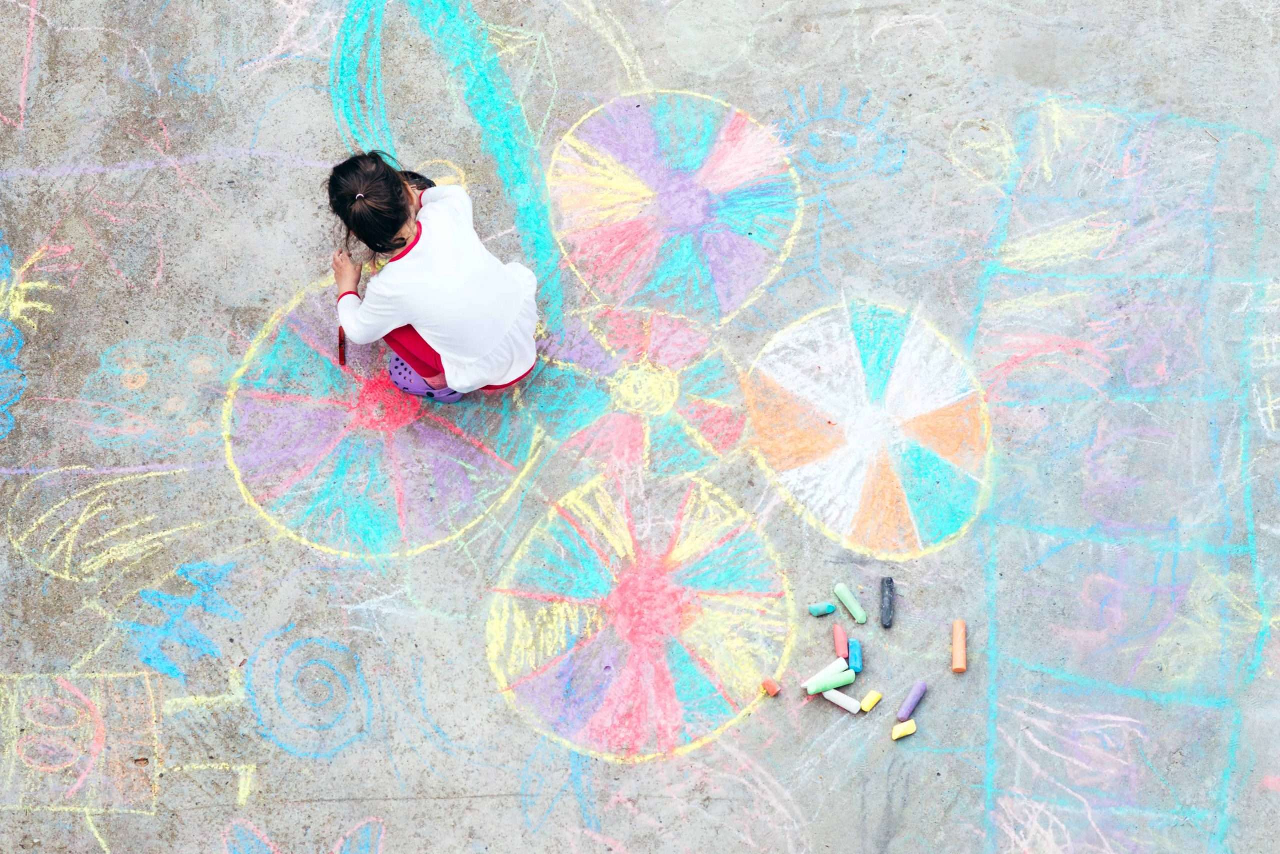 Outdoor Chalk Art