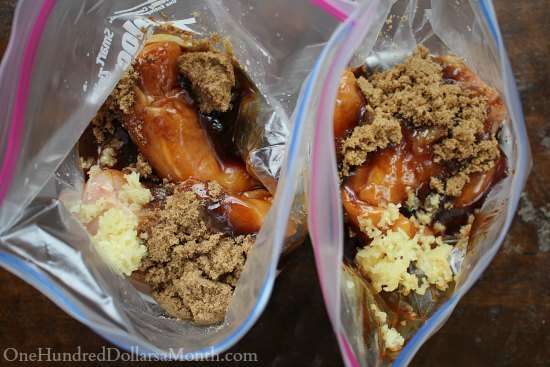 Freezer Meals Teriyaki Chicken