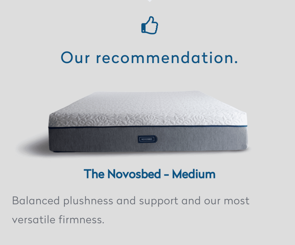 Novosbed recommendation