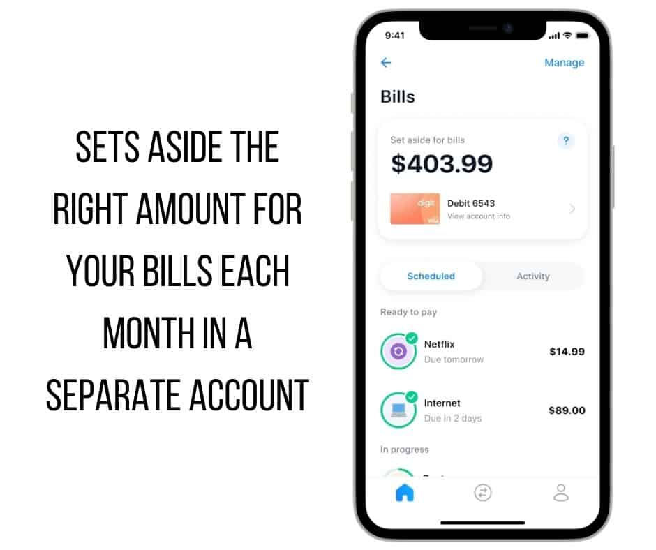 Digit Direct by MetaBank® Bills