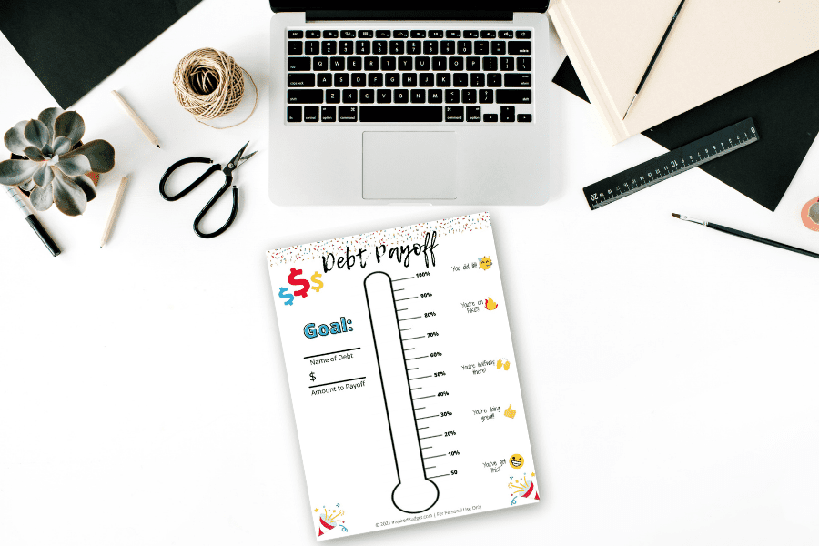 Debt Payoff Money Chart