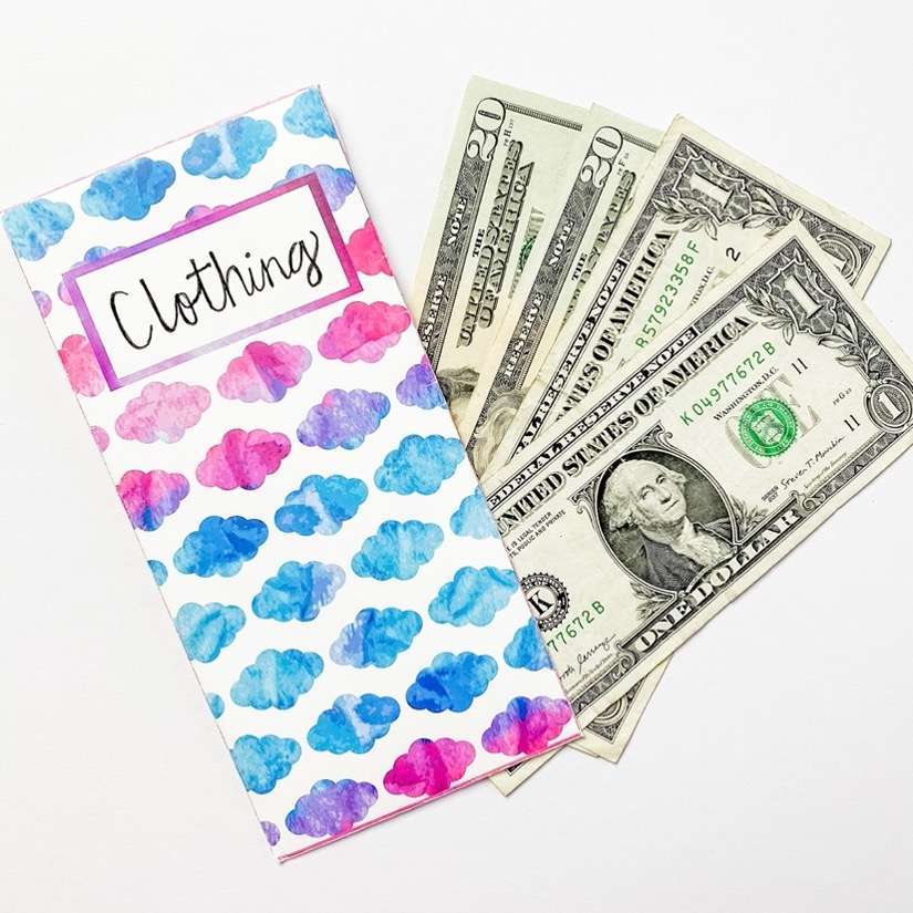 Clothing cash envelope