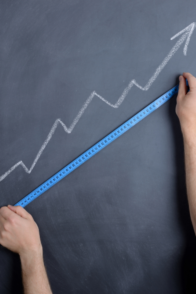 a chart showing that success is not linear