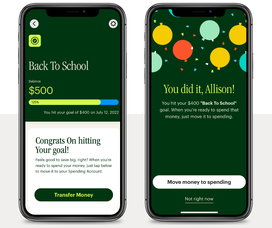 Spruce Back to School Savings Goal