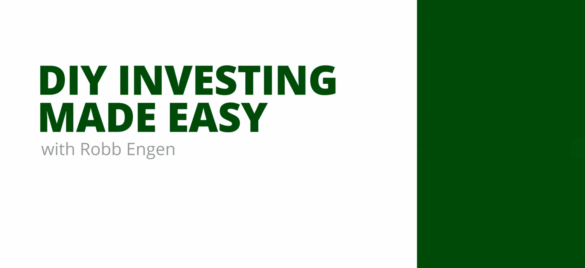 DIY Investing Course