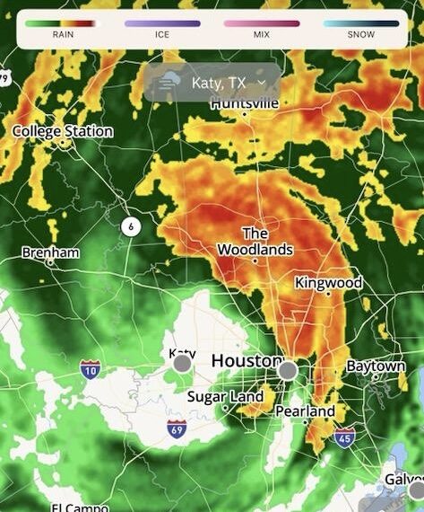 Hurricane Beryl Eye of the storm