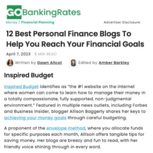 Go Banking Rates Allison Baggerly feature